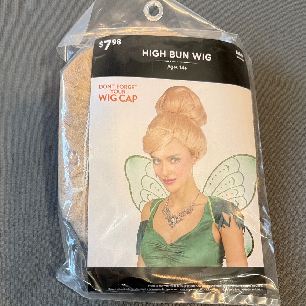 Elegant Blonde High Bun Wig